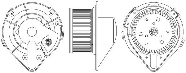 VENTILATOR HABITACLU MAHLE AB 172 000S - Compatibil cu AUDI, SEAT, VW