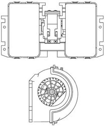 VENTILATOR HABITACLU MAHLE AB 180 000P - Compatibil cu FENDT