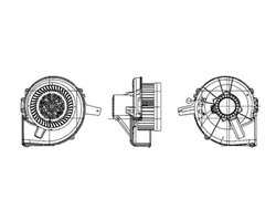 Ventilator habitaclu MAHLE AB 19 000P