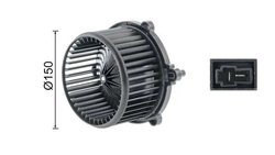 Ventilator habitaclu MAHLE AB 236 000S