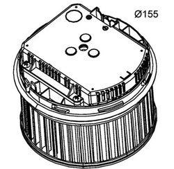 Ventilator habitaclu MAHLE AB 261 000P