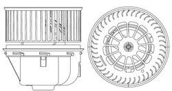 Ventilator habitaclu MAHLE AB 264 000P