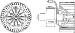 VENTILATOR HABITACLU MAHLE AB 30 000P - Compatibil cu OPEL