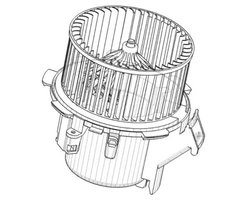 Ventilator habitaclu MAHLE AB 41 000P
