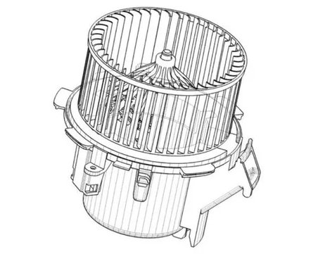 VENTILATOR HABITACLU MAHLE AB 41 000P - Compatibil cu NISSAN, OPEL, RENAULT