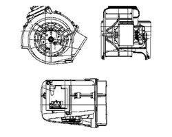 Ventilator habitaclu MAHLE AB 62 000P
