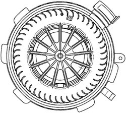 VENTILATOR HABITACLU MAHLE AB 89 000P - Compatibil cu MERCEDES-BENZ