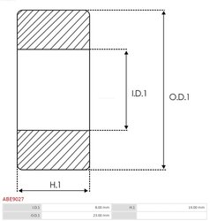 LAGAR AS-PL ABE9027 - Piesa auto compatibila cu mai multe marci