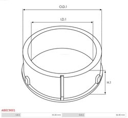 CAPAC PROTECTOR ALTERNATOR AS-PL ABEC9001 - Piesa auto compatibila cu mai multe marci