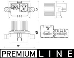 REGLAJ VENTILATOR HABITACLU MAHLE ABR 109 000P - Compatibil cu VOLVO