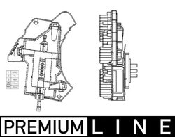 REGLAJ VENTILATOR HABITACLU MAHLE ABR 24 000P - Compatibil cu CHRYSLER, FIAT, MERCEDES-BENZ
