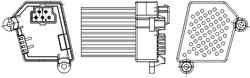 REGLAJ VENTILATOR HABITACLU MAHLE ABR 33 000S - Compatibil cu BMW, BMW (BRILLIANCE)