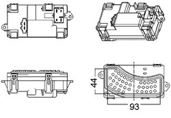 REGLAJ VENTILATOR HABITACLU MAHLE ABR 5 000S - Compatibil cu AUDI