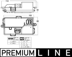 REGLAJ VENTILATOR HABITACLU MAHLE ABR 68 000P - Compatibil cu BMW, BMW (BRILLIANCE)