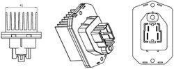 REGLAJ VENTILATOR HABITACLU MAHLE ABR 76 000S - Compatibil cu LAND ROVER