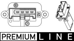 REZISTOR VENTILATOR HABITACLU MAHLE ABR 88 000P - Compatibil cu OPEL