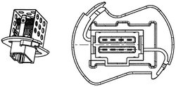 REGLAJ VENTILATOR HABITACLU MAHLE ABR 90 000P - Compatibil cu NISSAN, OPEL, RENAULT, VAUXHALL