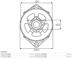 CAPAC PROTECTOR ALTERNATOR AS-PL ABR9006 - Piesa auto compatibila cu mai multe marci
