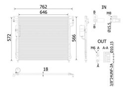 RADIATOR CLIMATIZARE MAHLE AC 138 000S - Compatibil cu NISSAN