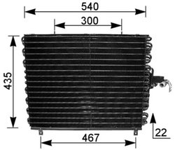 Radiator climatizare MAHLE AC 166 000S
