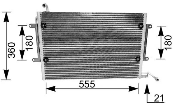 Radiator climatizare MAHLE AC 172 000S