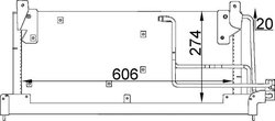 RADIATOR CLIMATIZARE MAHLE AC 223 000S - Compatibil cu OPEL, VAUXHALL