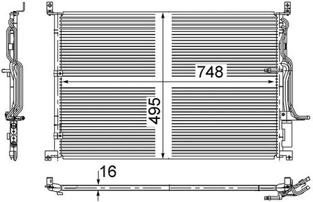 Radiator climatizare MAHLE AC 271 000S