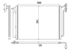 RADIATOR CLIMATIZARE MAHLE AC 311 001S - Compatibil cu BMW