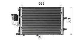 RADIATOR CLIMATIZARE MAHLE AC 310 000S - Compatibil cu OPEL, VAUXHALL