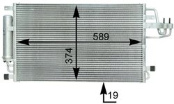 Radiator climatizare MAHLE AC 399 000S