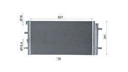 RADIATOR CLIMATIZARE MAHLE AC 4 000S - Compatibil cu AUDI, AUDI (FAW)