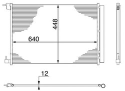 Radiator climatizare MAHLE AC 412 000S
