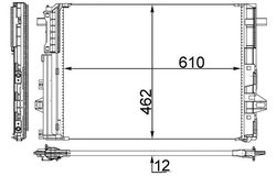 Radiator climatizare MAHLE AC 446 000S