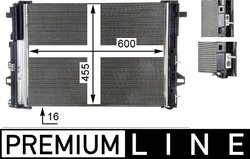 RADIATOR CLIMATIZARE MAHLE AC 446 000P - Compatibil cu INFINITI, MERCEDES-BENZ, MERCEDES-BENZ (BBDC)