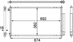 Radiator climatizare MAHLE AC 467 001S