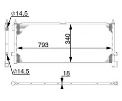 Radiator climatizare MAHLE AC 532 000S