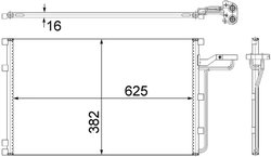 Radiator climatizare MAHLE AC 551 001S