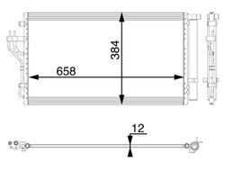 Radiator climatizare MAHLE AC 56 000P