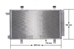 RADIATOR CLIMATIZARE MAHLE AC 556 000S - Compatibil cu FIAT, SUZUKI