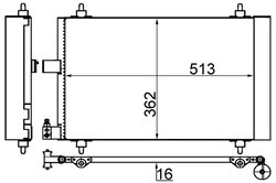 Radiator climatizare MAHLE AC 585 001S