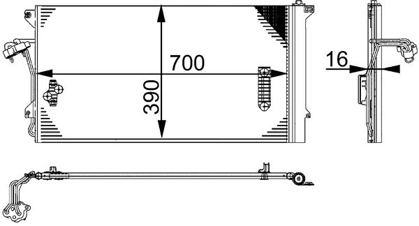 Radiator climatizare MAHLE AC 659 000S