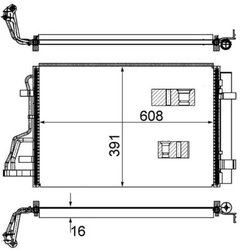 Radiator climatizare MAHLE AC 697 000S