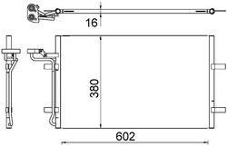 Radiator climatizare MAHLE AC 725 000S