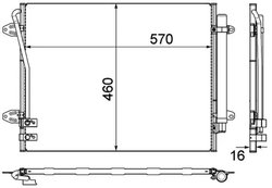 Radiator climatizare MAHLE AC 734 000P