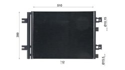 RADIATOR CLIMATIZARE MAHLE AC 858 000S - Compatibil cu DACIA, LADA, RENAULT