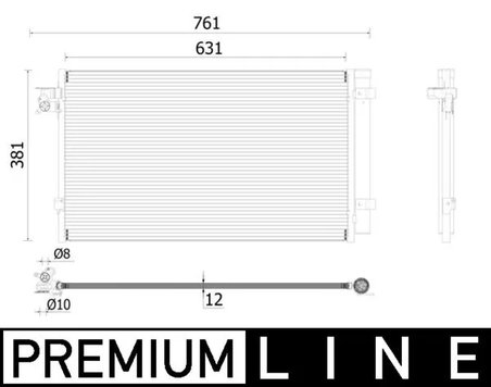 Radiator climatizare MAHLE AC 896 000P