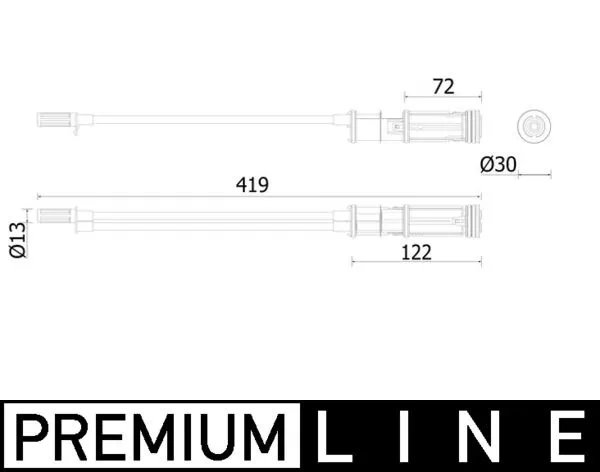 USCATOR AER CONDITIONAT MAHLE AD 299 000P - Compatibil cu MERCEDES-BENZ