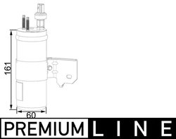 USCATOR AER CONDITIONAT MAHLE AD 3 000P - Compatibil cu FORD