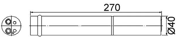 USCATOR AER CONDITIONAT MAHLE AD 96 000S - Compatibil cu RENAULT