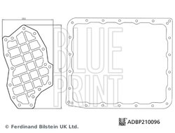 SET FILTRE HIDRAULICE CUTIE VITEZE AUTOMATA BLUE PRINT ADBP210096 - Compatibil cu HYUNDAI, KIA, NISSAN